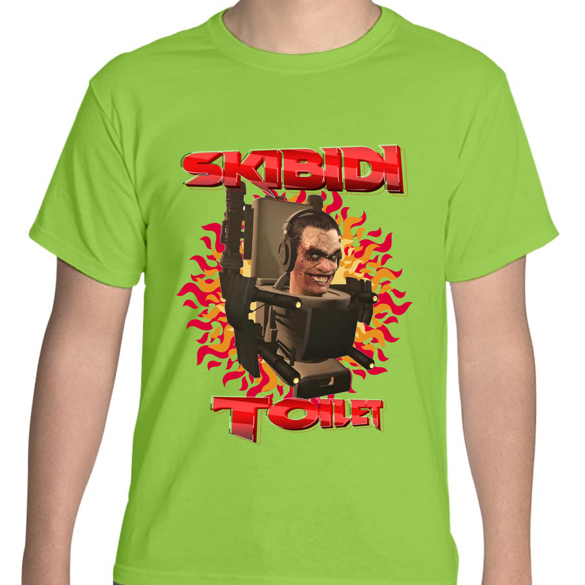 PLAYERA JUVENIL UNISEX SKIBIDI TOILETS TITAN BOSS