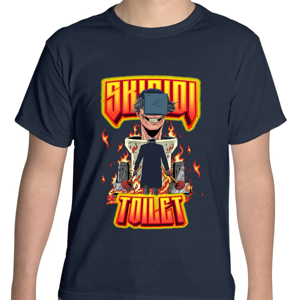 PLAYERA JUVENIL UNISEX SKIBIDI TOILETS WARS