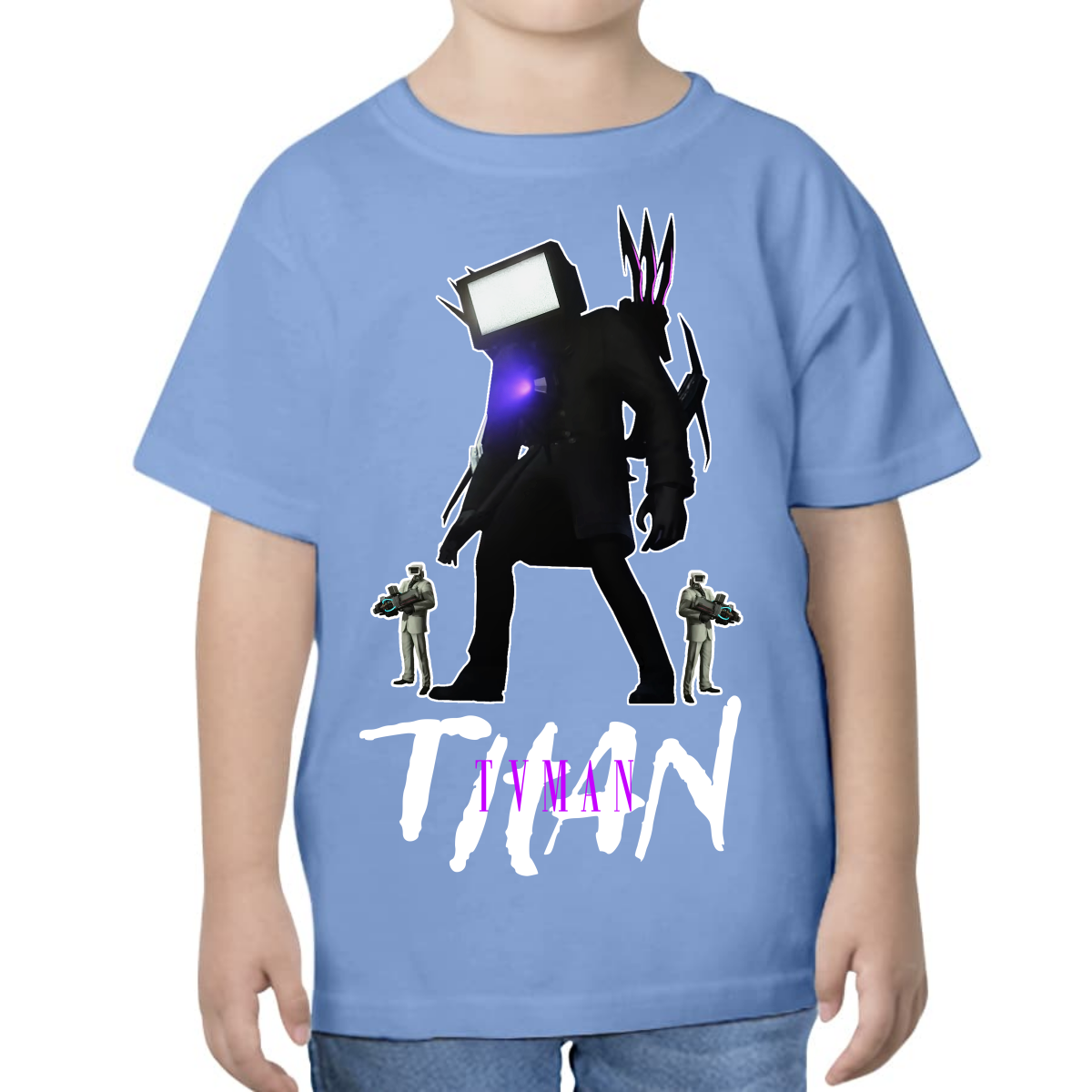 PLAYERA PARA NIÑOS UNISEX SKIBIDI TOILET TITAN SPEAKER TVMAN
