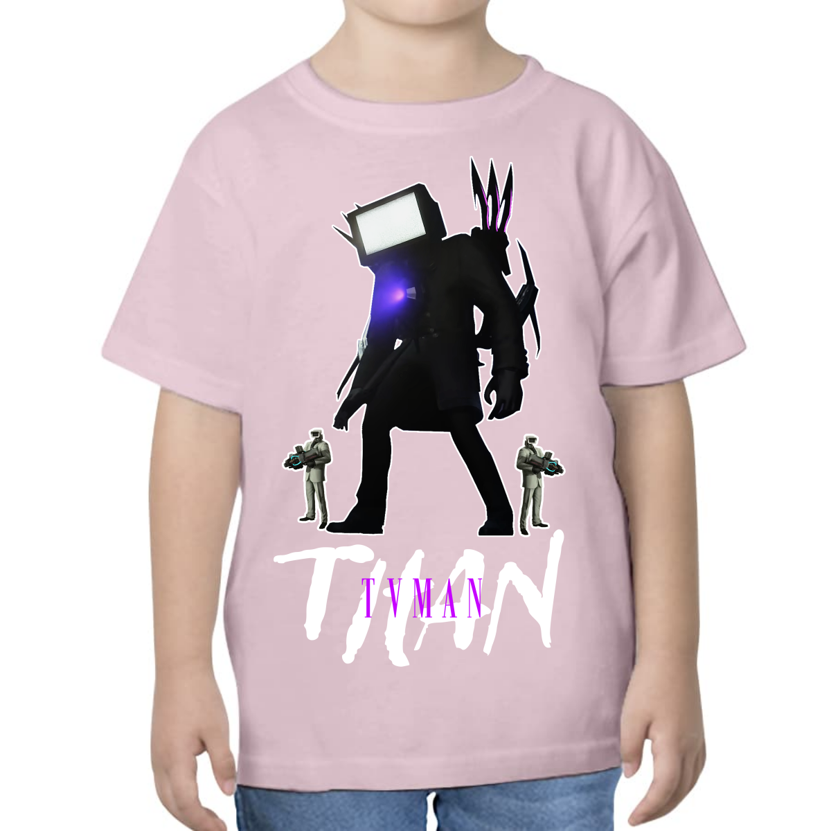 PLAYERA PARA NIÑOS UNISEX SKIBIDI TOILET TITAN SPEAKER TVMAN