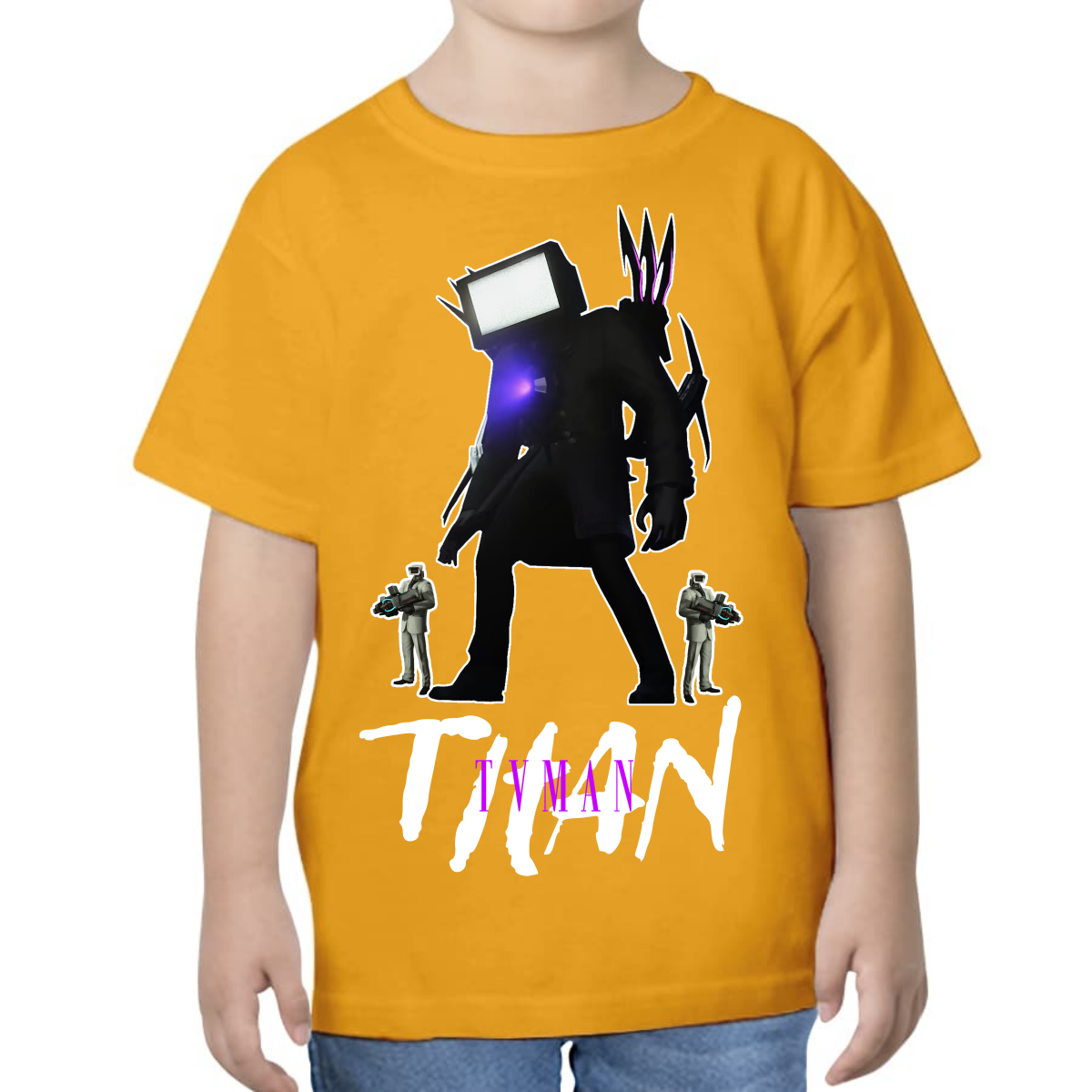 PLAYERA PARA NIÑOS UNISEX SKIBIDI TOILET TITAN SPEAKER TVMAN