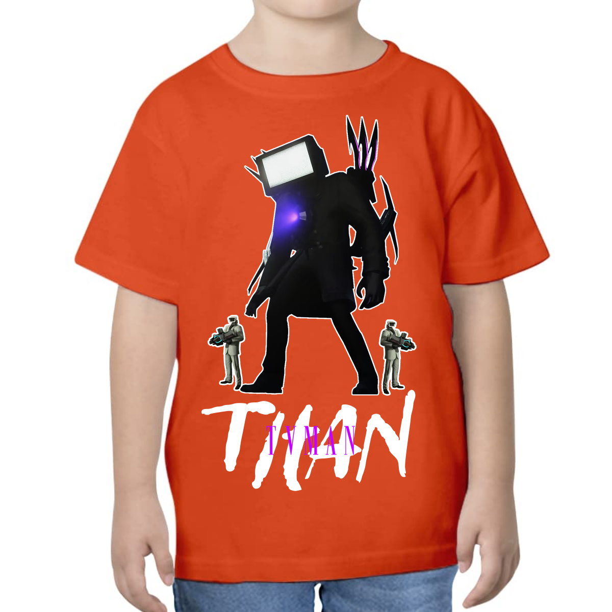 PLAYERA PARA NIÑOS UNISEX SKIBIDI TOILET TITAN SPEAKER TVMAN