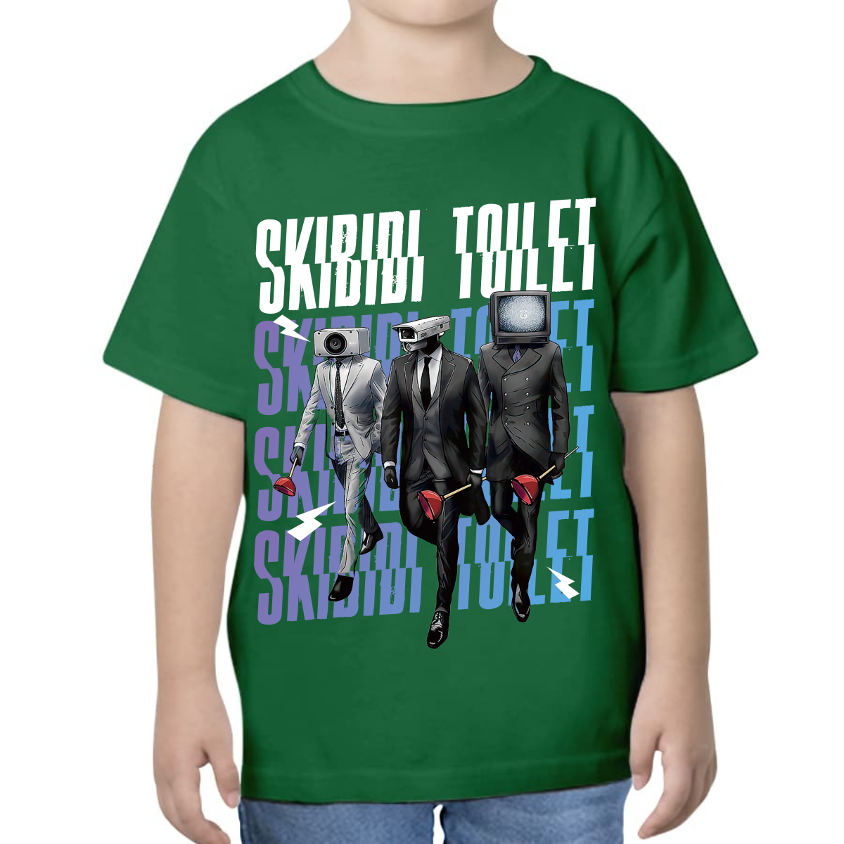 PLAYERA PARA NIÑOS UNISEX SKIBIDI TOILET
