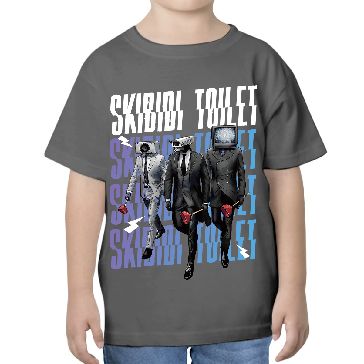 PLAYERA PARA NIÑOS UNISEX SKIBIDI TOILET