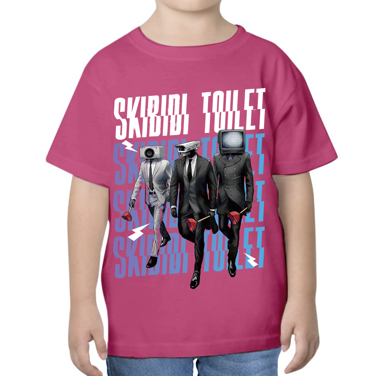 PLAYERA PARA NIÑOS UNISEX SKIBIDI TOILET