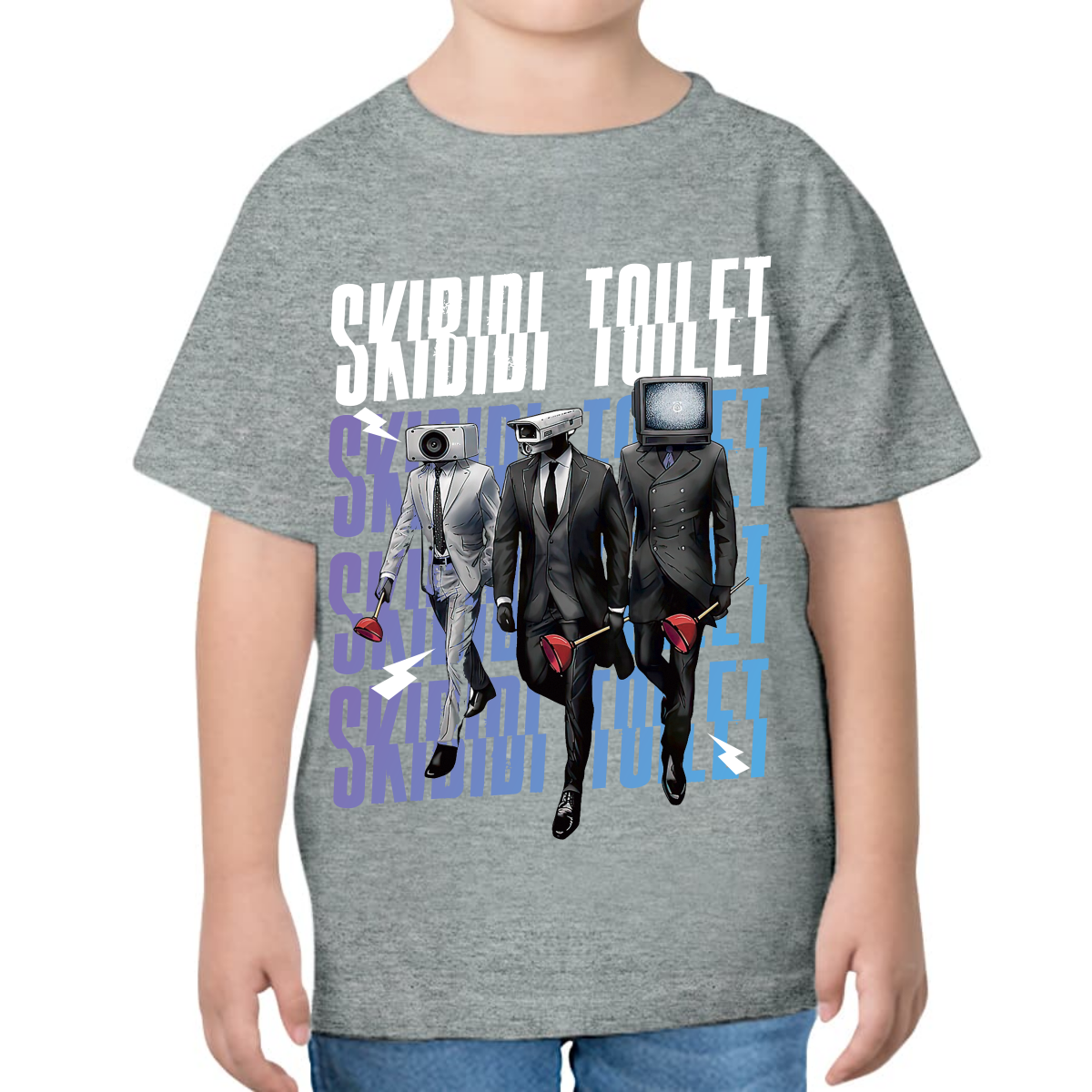 PLAYERA PARA NIÑOS UNISEX SKIBIDI TOILET
