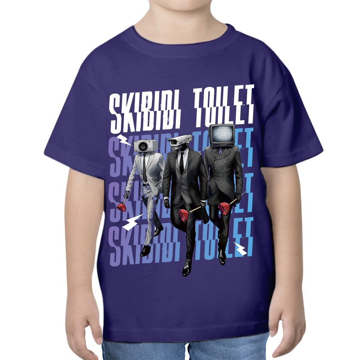 PLAYERA PARA NIÑOS UNISEX SKIBIDI TOILET