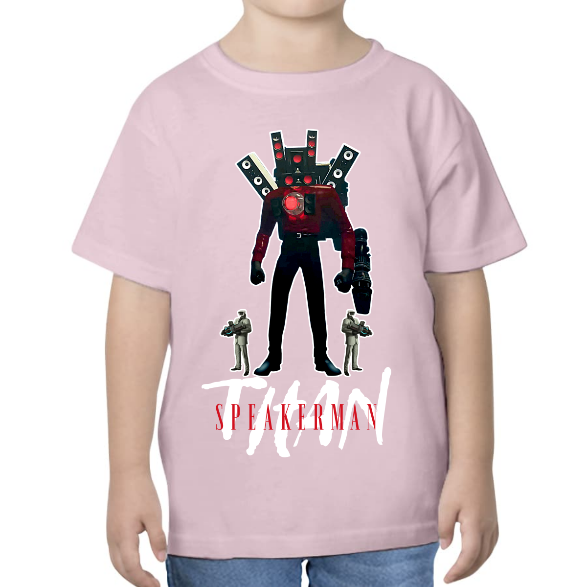 PLAYERA PARA NIÑOS UNISEX SKIBIDI TOILET TITAN SPEAKERMAN