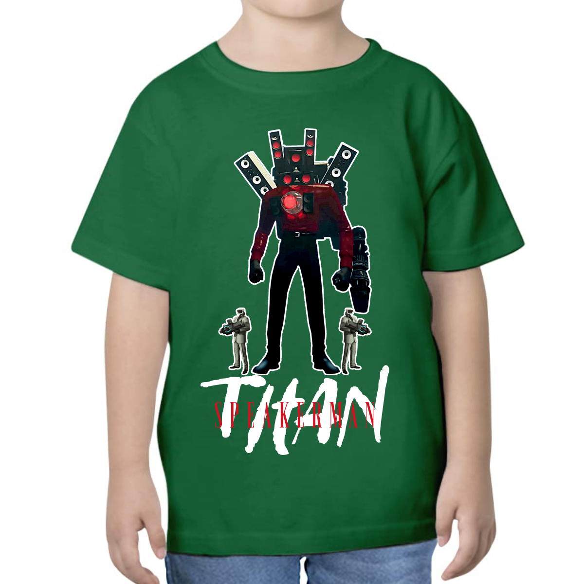 PLAYERA PARA NIÑOS UNISEX SKIBIDI TOILET TITAN SPEAKERMAN