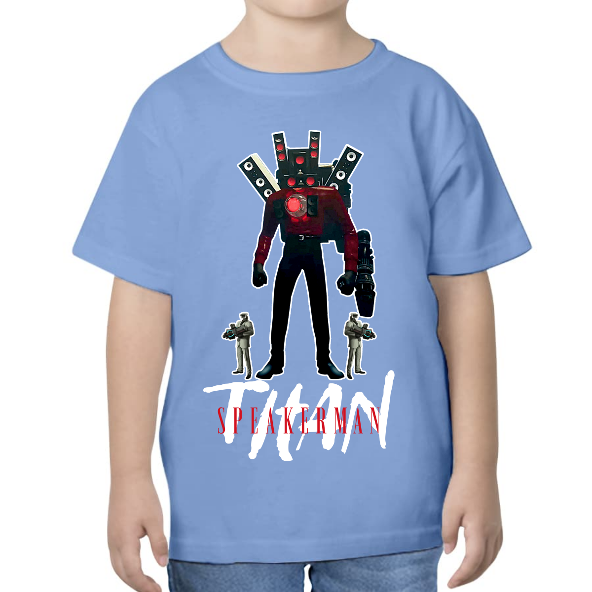 PLAYERA PARA NIÑOS UNISEX SKIBIDI TOILET TITAN SPEAKERMAN