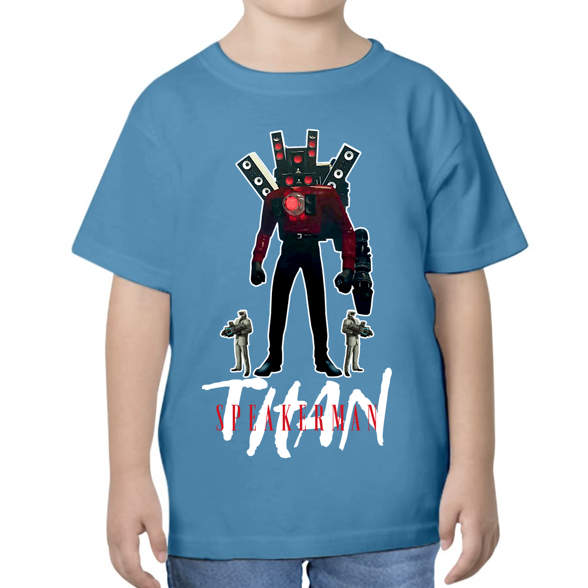 PLAYERA PARA NIÑOS UNISEX SKIBIDI TOILET TITAN SPEAKERMAN