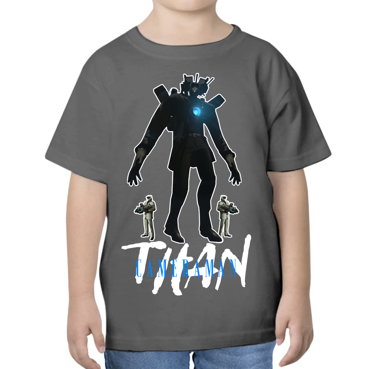 PLAYERA PARA NIÑOS UNISEX SKIBIDI TOILET TITAN CAMERAMAN