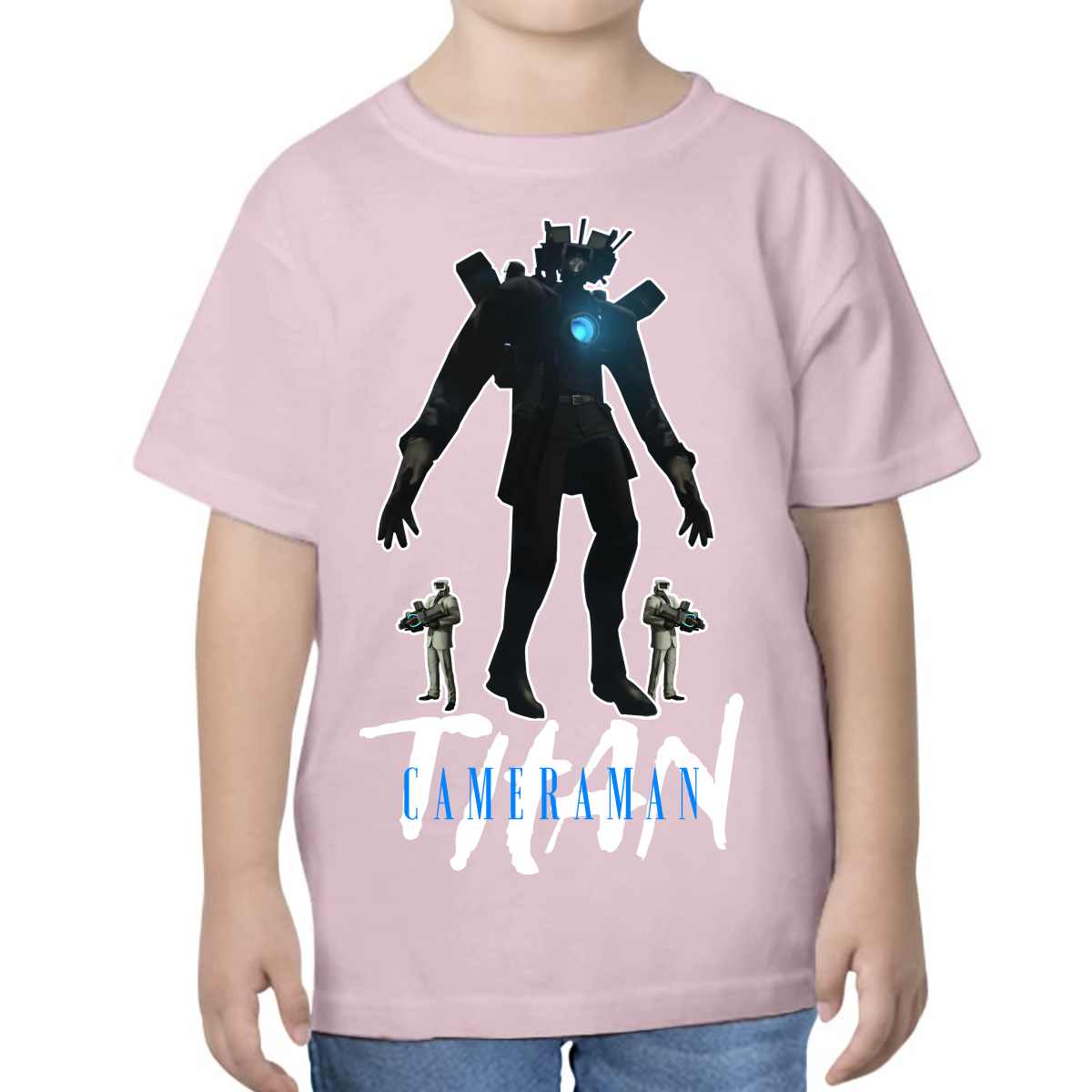 PLAYERA PARA NIÑOS UNISEX SKIBIDI TOILET TITAN CAMERAMAN