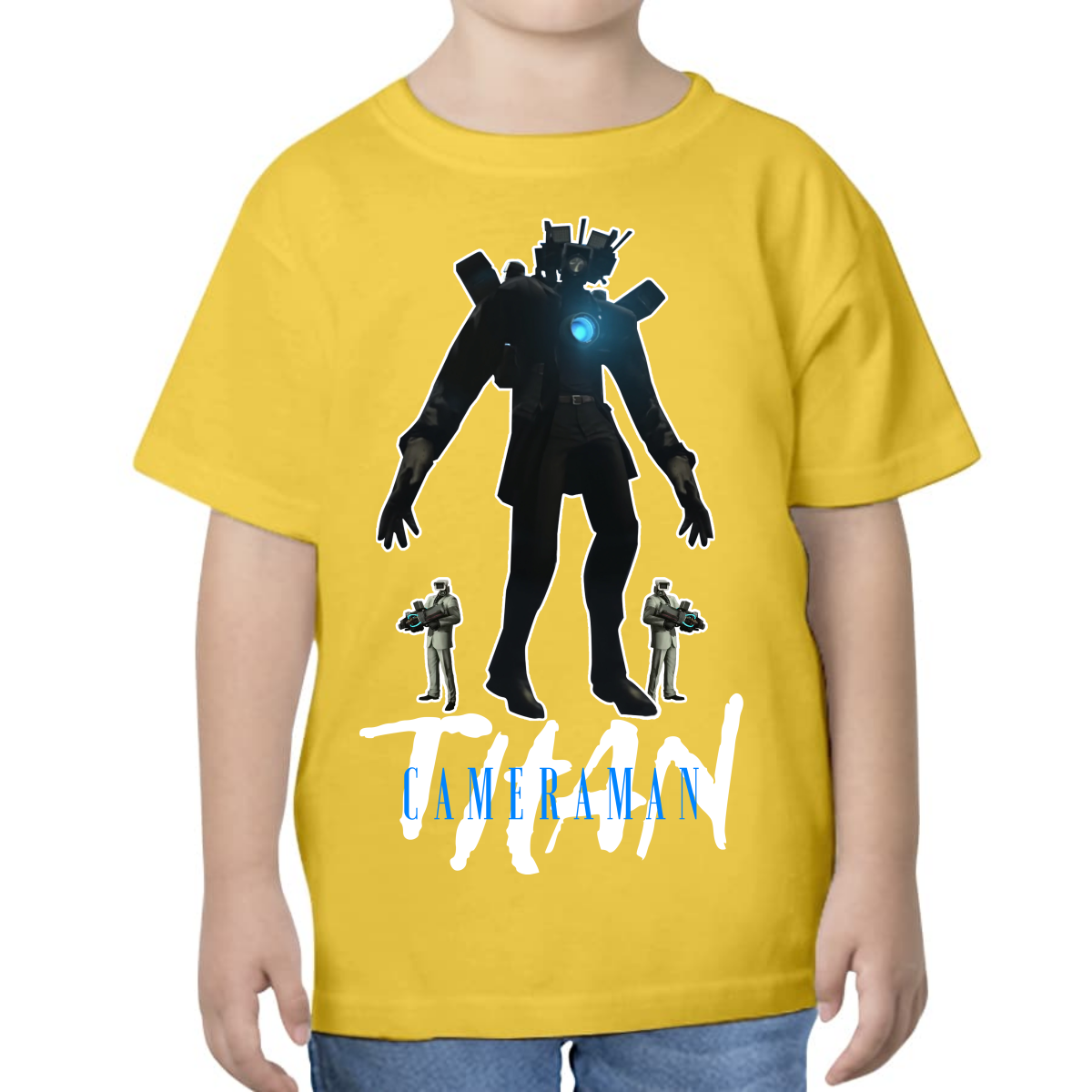 PLAYERA PARA NIÑOS UNISEX SKIBIDI TOILET TITAN CAMERAMAN