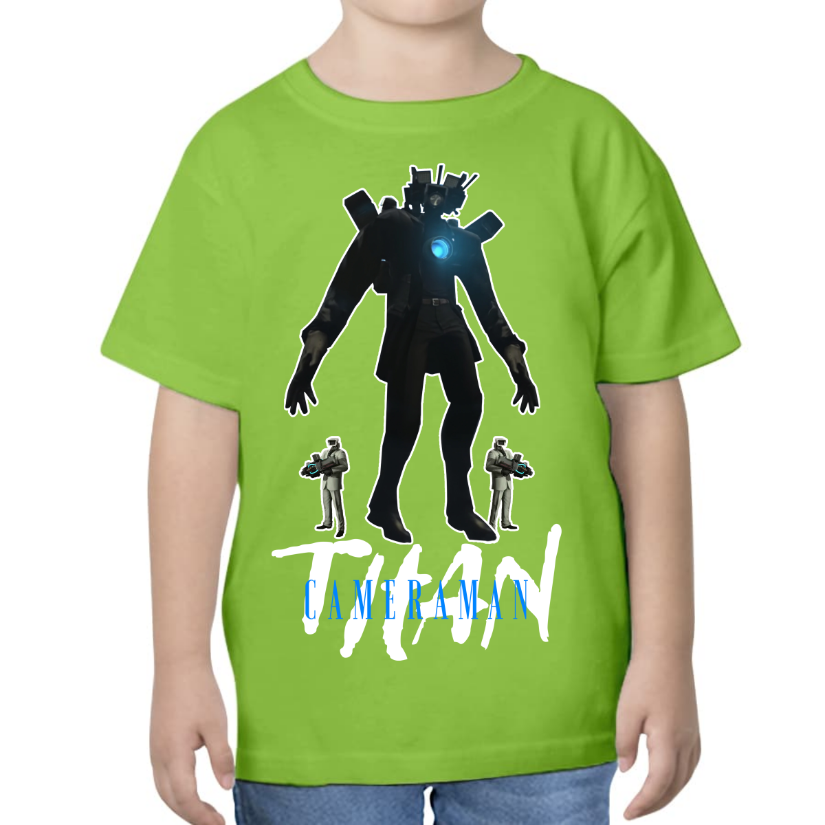 PLAYERA PARA NIÑOS UNISEX SKIBIDI TOILET TITAN CAMERAMAN