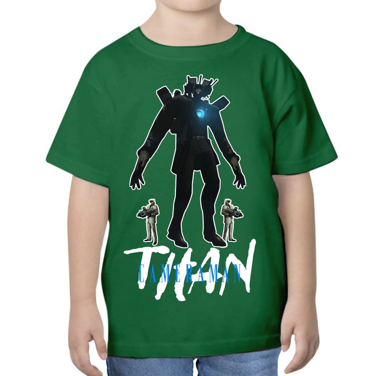 PLAYERA PARA NIÑOS UNISEX SKIBIDI TOILET TITAN CAMERAMAN