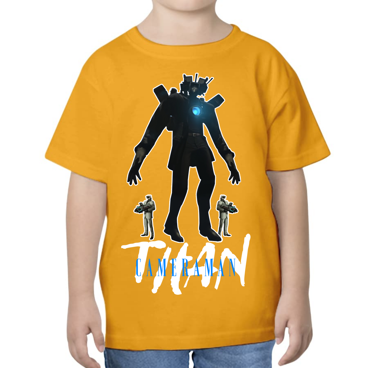 PLAYERA PARA NIÑOS UNISEX SKIBIDI TOILET TITAN CAMERAMAN
