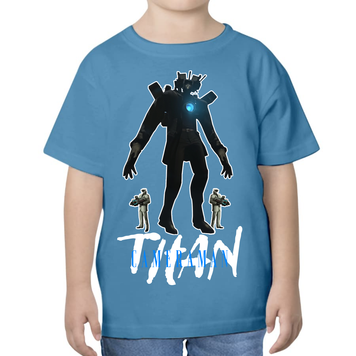PLAYERA PARA NIÑOS UNISEX SKIBIDI TOILET TITAN CAMERAMAN
