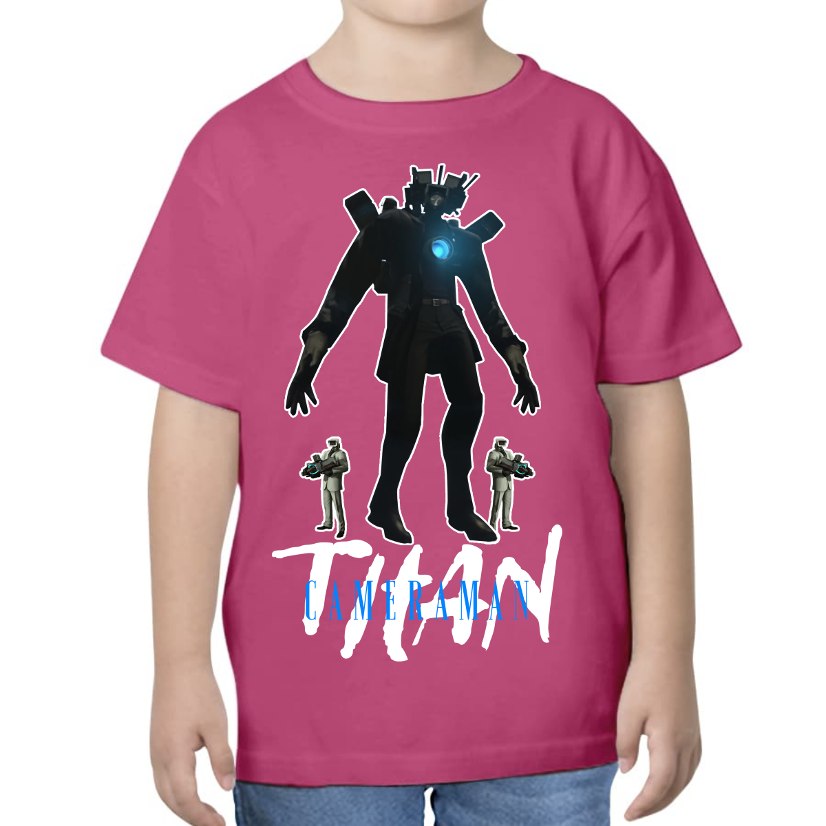 PLAYERA PARA NIÑOS UNISEX SKIBIDI TOILET TITAN CAMERAMAN