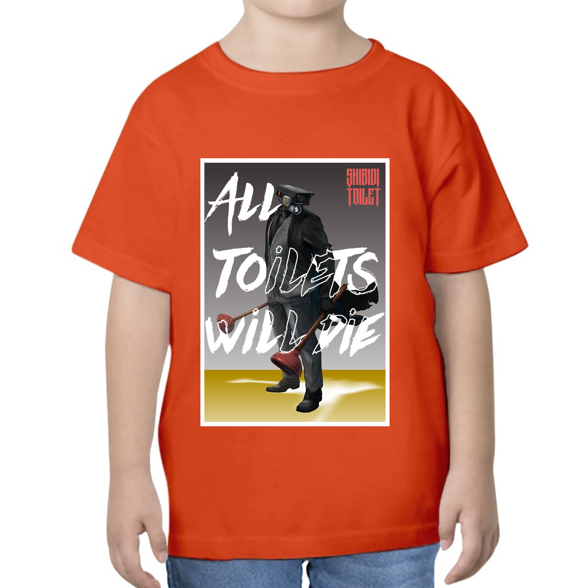 PLAYERA PARA NIÑOS UNISEX ALL TOILETS WILL DIE