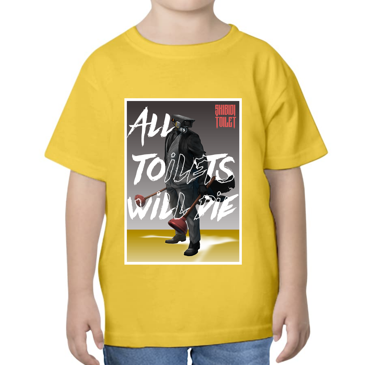 PLAYERA PARA NIÑOS UNISEX ALL TOILETS WILL DIE