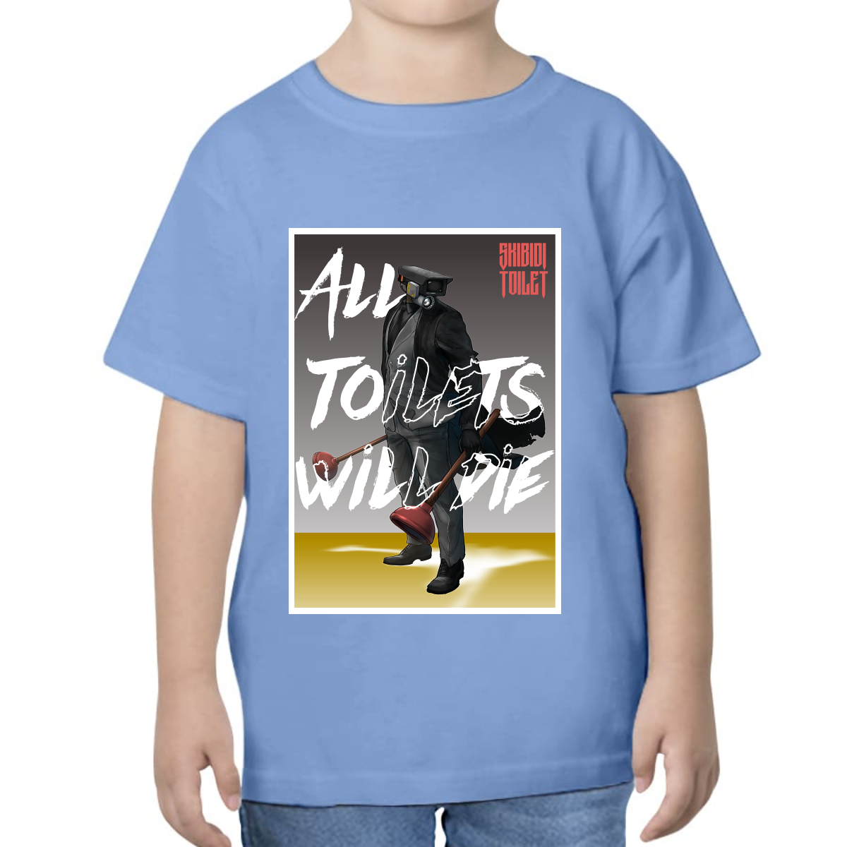 PLAYERA PARA NIÑOS UNISEX ALL TOILETS WILL DIE