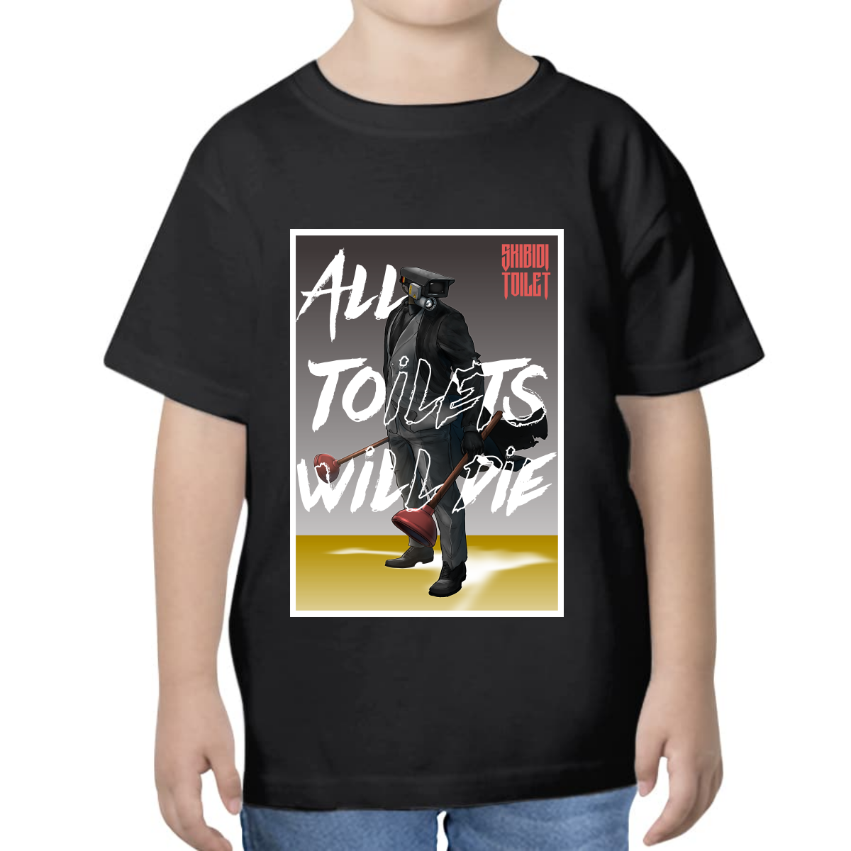 PLAYERA PARA NIÑOS UNISEX ALL TOILETS WILL DIE