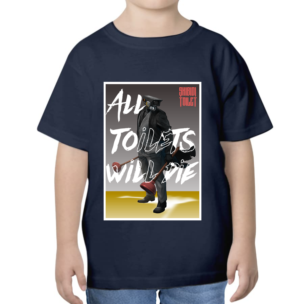 PLAYERA PARA NIÑOS UNISEX ALL TOILETS WILL DIE