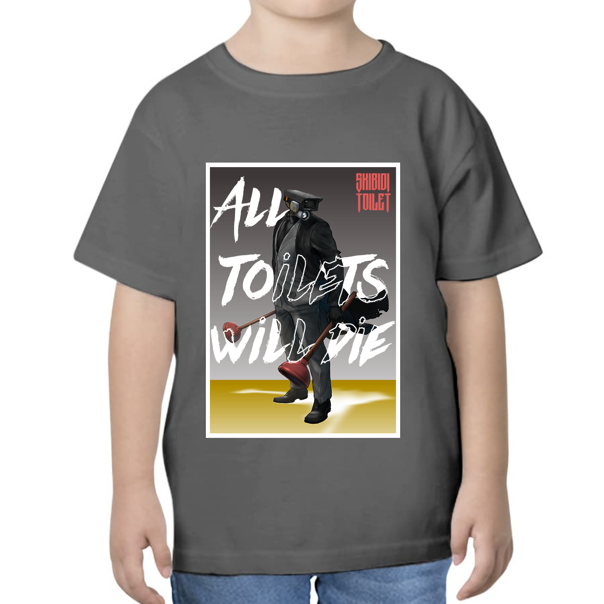 PLAYERA PARA NIÑOS UNISEX ALL TOILETS WILL DIE