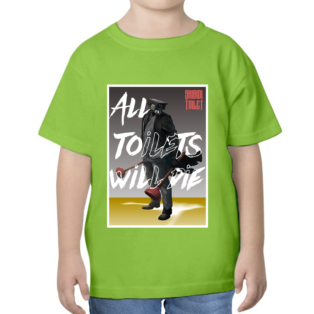 PLAYERA PARA NIÑOS UNISEX ALL TOILETS WILL DIE
