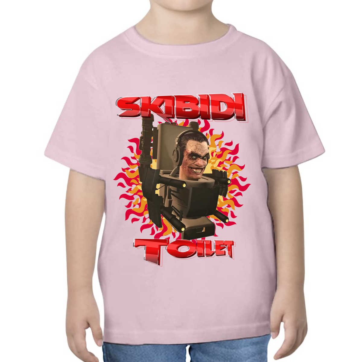 PLAYERA PARA NIÑOS UNISEX SKIBIDI TOILETS TITAN BOSS