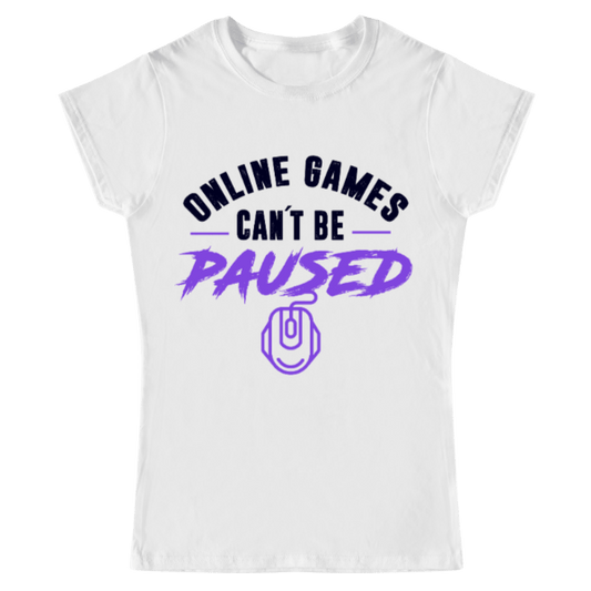 PLAYERA CANT BE PAUSED - Streamerch