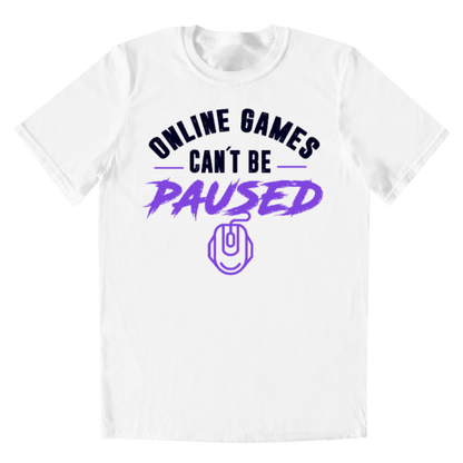 PLAYERA CANT BE PAUSED - Streamerch