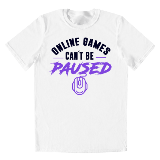 PLAYERA CANT BE PAUSED - Streamerch