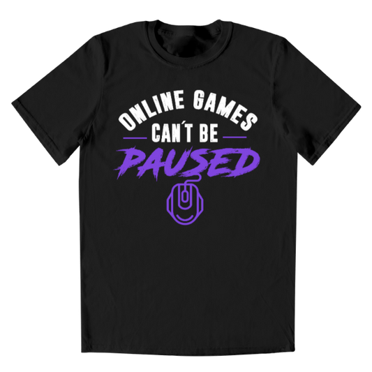 PLAYERA CANT BE PAUSED - Streamerch